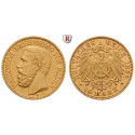 Deutsches Kaiserreich, Baden, Friedrich I., 10 Mark 1896, G, ss-vz/vz, J. 188