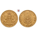Deutsches Kaiserreich, Hamburg, 10 Mark 1876, J, ss+, J. 209