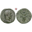 Römische Kaiserzeit, Maximinus I., Sesterz 235-236, ss-vz