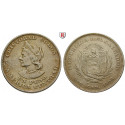 El Salvador, Republik, Peso 1908, 22,36 g fein, ss