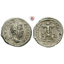 Römische Kaiserzeit, Septimius Severus, Denar 201, f.vz