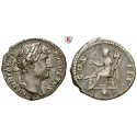 Römische Kaiserzeit, Hadrianus, Denar 125-128, ss+/ss
