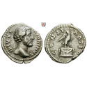 Römische Kaiserzeit, Antoninus Pius, Denar nach 161, ss-vz