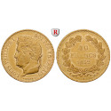 Frankreich, Louis Philippe, 40 Francs 1832, 11,55 g fein, ss-vz/ss