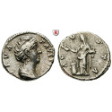 Römische Kaiserzeit, Faustina I., Frau des Antoninus Pius, Denar nach 141, ss+
