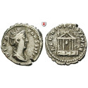 Römische Kaiserzeit, Faustina I., Frau des Antoninus Pius, Denar nach 141, ss+