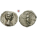 Römische Kaiserzeit, Julia Domna, Frau des Septimius Severus, Denar 196-211, vz/ss-vz