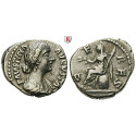 Römische Kaiserzeit, Faustina II., Frau des Marcus Aurelius, Denar 161-176, ss-vz/ss