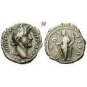 Römische Kaiserzeit, Antoninus Pius, Denar 165, ss+