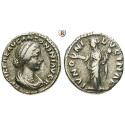 Römische Kaiserzeit, Lucilla, Frau des Lucius Verus, Denar 161-167, ss