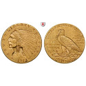 USA, 2 1/2 Dollars 1913, 3,75 g fein, vz