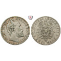 Deutsches Kaiserreich, Anhalt, Friedrich I., 2 Mark 1876, A, ss, J. 19