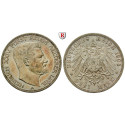 Deutsches Kaiserreich, Reuss-Greiz, Heinrich XXIV., 3 Mark 1909, A, ss-vz/vz+, J. 119