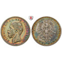 Deutsches Kaiserreich, Reuss-Schleiz, Heinrich XIV., 2 Mark 1884, A, ss+, J. 120