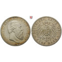 Deutsches Kaiserreich, Hessen, Ludwig IV., 5 Mark 1891, A, ss, J. 71