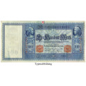 Reichsbanknoten und Reichskassenscheine, 100 Mark 07.02.1908, III, Rb. 35