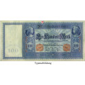 Reichsbanknoten und Reichskassenscheine, 100 Mark 21.04.1910, II-III, Rb. 43a