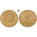 Mexiko, Vereinigte Staaten, 20 Pesos 1917-1921, 15,0 g fein, ss
