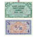 Bundesrepublik Deutschland, 1/2 DM 1948, I-, Rb. 230