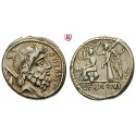 Römische Republik, M. Nonius Sufenas, Denar 59 v.Chr., ss-vz