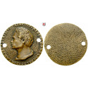 Personenmedaillen, Briosco, Andrea - Italienischer Bildhauer, Einseitige Bronzemedaille, ss