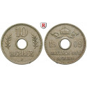 Nebengebiete, Deutsch-Ostafrika, 10 Heller 1909, J, ss+, J. 719