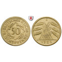 Weimarer Republik, 50 Reichspfennig 1925, E, ss, J. 318