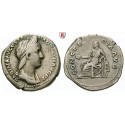 Römische Kaiserzeit, Sabina, Frau des Hadrianus, Denar nach 128, ss