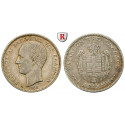 Griechenland, Georg I., Drachme 1868, ss+