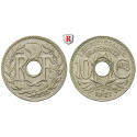 Frankreich, III. Republik, 10 Centimes 1927, vz+
