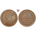 Indien, Dewas, Victoria, 1/4 Anna 1888, ss/vz