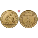 Frankreich, III. Republik, 2 Francs 1920, vz-st
