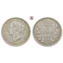 Kanada, Victoria, 5 Cents 1887, ss