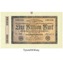 Inflation 1919-1924, 1 Mio Mark 25.07.1923, II, Rb. 93