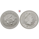 Australien, Elizabeth II., 50 Cents 2001, 15,53 g fein, st