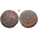 Russland, Katharina II., 5 Kopeken 1779, vz+