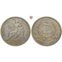 Guatemala, Republik, Peso 1894, ss-vz