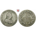 Hessen, Hessen-Kassel, Wilhelm II., 1/3 Taler 1824, f.ss