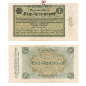 Deutsche Rentenbank 1923-1937, 1 Rentenmark 01.11.1923, III, Rb. 154