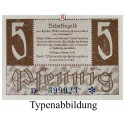 Kleingeldscheine der Landesregierungen, 5 Pfennig 10.1947, I, Rb. 214b