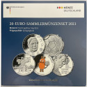 Bundesrepublik Deutschland, 20 Euro 2021, 5 x 20 Euro 2021, PP