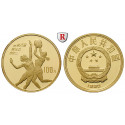 China, Volksrepublik, 100 Yuan 1990, 10,36 g fein, PP