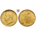 Italien, Königreich, Vittorio Emanuele III., 100 Lire 1932, 7,94 g fein, vz-st