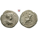 Römische Kaiserzeit, Geta, Caesar, Denar 200-202, ss-vz