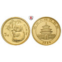 China, Volksrepublik, 5 Yuan 1995, 1,55 g fein, st