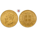 Italien, Königreich, Vittorio Emanuele II., 20 Lire 1863, 5,81 g fein, vz-st