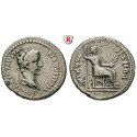 Römische Kaiserzeit, Tiberius, Denar 14-37, ss