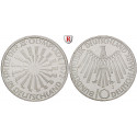 Bundesrepublik Deutschland, 10 DM 1972, Spirale Deutschland, F, vz, J. 401a
