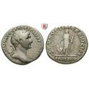 Römische Kaiserzeit, Traianus, Denar 103-111, ss+