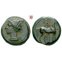 Zeugitana, Karthago, Bronze um 300 v.Chr., ss-vz